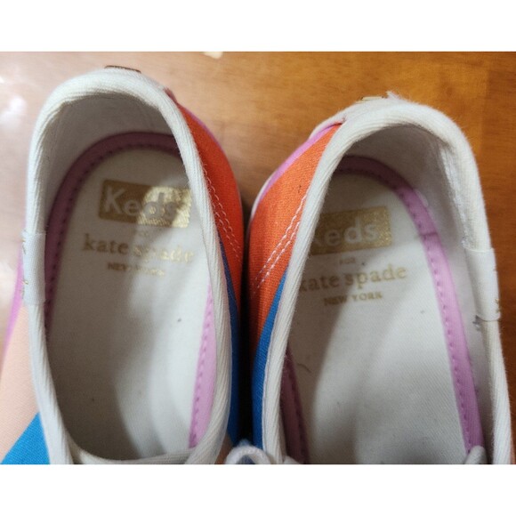 Keds X Kate Spade Collaboration Women's Size 6.5 Triple Kick Sneakers Lace Up - Picture 5 of 8